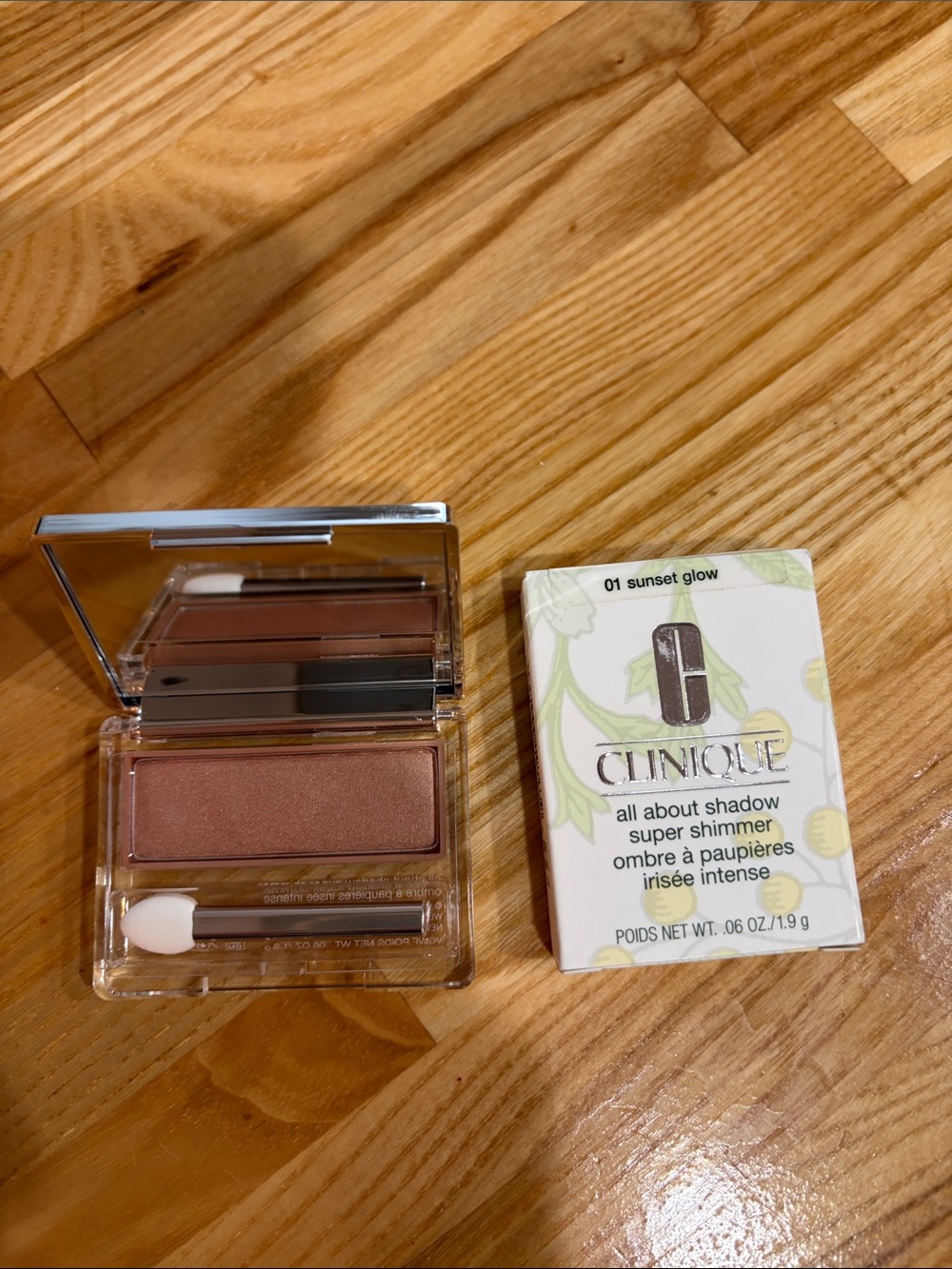 Clinique All About Shadow Super Shimmer Eyeshadow — Sunset Glow